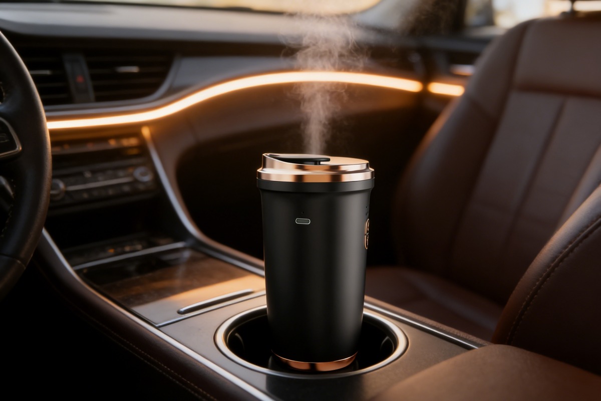 Smart Portable USB Car Diffuser ST-01SC with Ambient Light